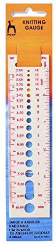 Pony Nadelmass - Knitting Gauge