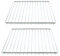 First4spares Adjustable Grill Shelf with Extendable Arms for Electrolux Oven / Cookers (Pack of 2) - Silver, Stainless Steel, 5 kg Capacity