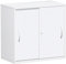Gera Möbel Schranksystem Flex Schiebetürenschrank, Holzdekor, weiß/weiß, 80 x 42.5 x 79.8 cm