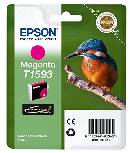 Epson T1593 Print Cartridge, Magenta, Genuine