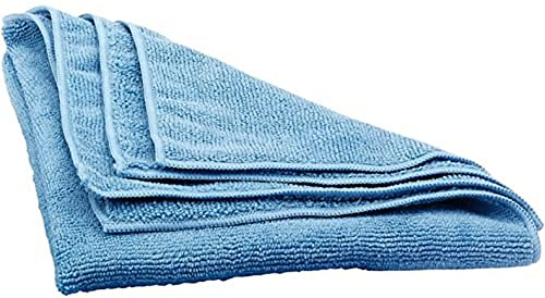 Draper 51080 Microfibre Cloth, 400mm x 400mm, Blue, Pack of 2