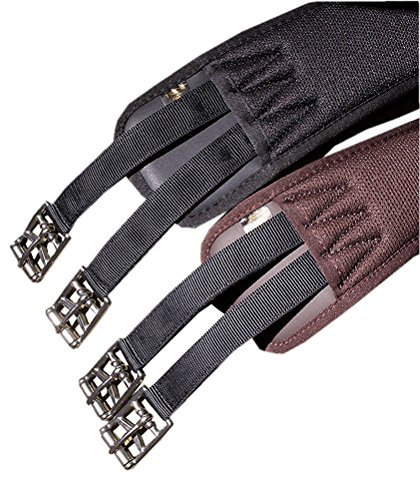 Sattelgurt Butterfly Länge: 150 cm Langgurt Anti-Rutsch RAINER atmungsaktiv Memofoam weich gepolstert schwarz Saddle Girth anti-sliding - breathable Sangle antidérapage respirante