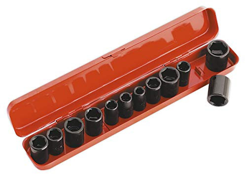 Sealey Ak682 Impact Socket Set 12Pc 3/8Sq Drive Metric/Imperial