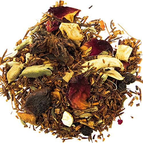 Schrader | Rotbuschtee Fünf Gewürze | Teemischung mit Cardamom-Zimt-Geschmack | lose Blätter | 125g