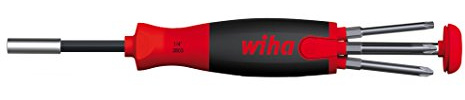 Wiha SB 3803 01-021 Cordless Screwdriver with 6 Inserts PH/PZ/Torx® 70mm
