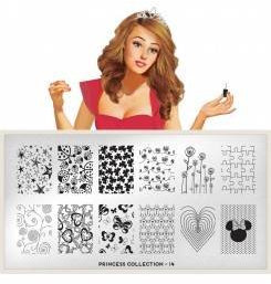 MoYou London – Nail Art Stamping Schablone Princess 14