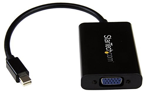 StarTech.com Adaptateur mini DisplayPort vers VGA avec Audio - Convertisseur Adaptateur d'Écran (Mini Display/Mini DP/mDP) vers VGA - 1920 x 1200 (MDP2VGAA)