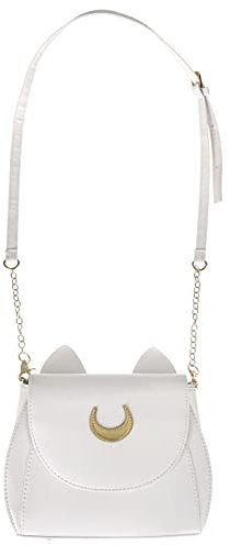CoolChange Artemis Handtasche mit Katzenohren für Sailor Anime Fans | Farbe: Weiß