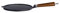 Ronneby Bruk 120840 48 x 24 x 5 cm Gusseisen Pfannkuchen/Crepes Pfanne mit Buche Griff, schwarz