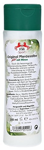Pferdesalbe FM Sport plus Minze, 250 ml