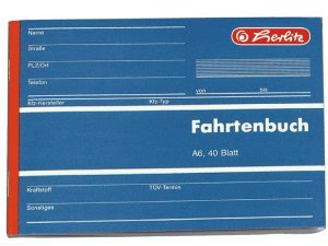 Herlitz Formularbuch Fahrtenbuch A6 VE=40 Blatt