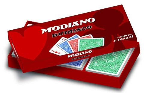 Modiano- Burraco, 300367, Modiano- Burraco, 300367, 3 mazzi di carte