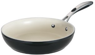Tramontina 80110/525DS Gourmet Ceramica Deluxe Cookware Set, PFOA- PTFE- Lead and Cadmium-Free Ceramic Interior, 10-Piece, Metallic Black, Made in Italy