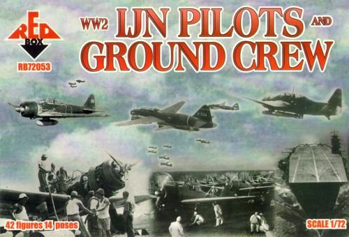 Red Box RB72053: WW2 IJN pilots and ground crew in 1:72