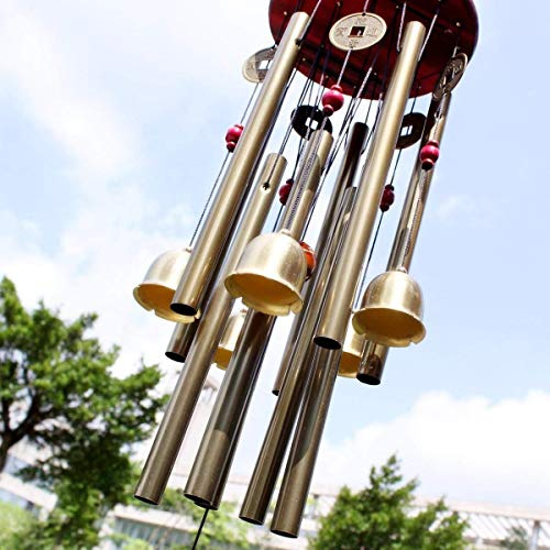 bwinka Traditionelle Chinesische Amazing 10 Tuben 5 Glocken Bronze Yard Garten Outdoor Living Wind Chimes 85 cm