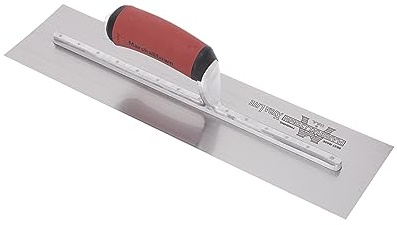 MARSHALLTOWN High Carbon Steel Finishing Trowel, 4 x 16 Inch Concrete, Masonry and Drywall Finishing Tool, Made in the USA, MXS66D