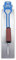 Marshalltown MXS66D 16 x 4 Carbonstahl-Glättkelle - Gebogener Durasoft Griff, Silber