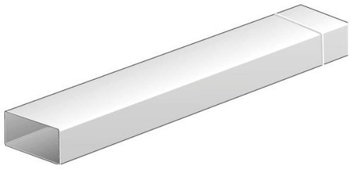 HELIOS Flachkanal mit Muffe FL100/1000