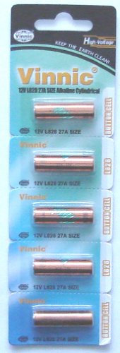 Vinnic 27A L828-C5 Specialist - Pilas alcalinas (12 V, 5 Unidades)