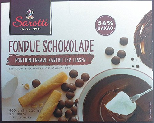 Sarotti Fondue-Schokolade Zartbitter