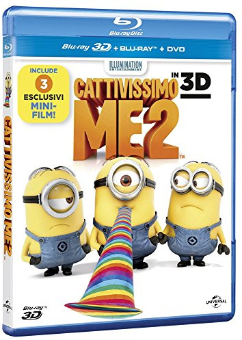 Cattivissimo me 2 [Blu-ray + Blu-ray 3D + DVD] [IT Import]