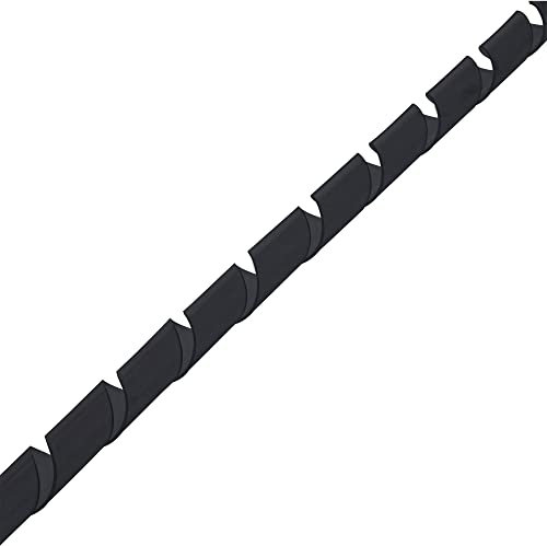 InLine 22157 Spirale Protezione Cavi, Diametro 10 mm, Flessibile, 10 m, Nero