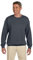 Gildan Sweat-shirt en Polaire, à Col Rond, Style G18000 Homme, Dark Heather, L, (Lot de 1)