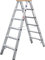 ILLER-LEITER Stufenstehleiter beidseit. 51704