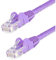 StarTech.com 35ft CAT6 Ethernet Cable - Purple CAT 6 Gigabit Ethernet Wire - 650MHz 100W PoE RJ45 UTP Network/Patch Cord Snagless w/Strain Relief Fluke Tested/Wiring is UL Certified/TIA (N6PATCH35PL)
