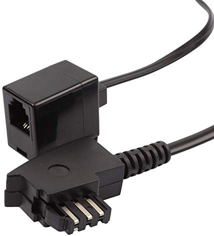 S-Conn TAE F-Stecker/Western-Buchse 6/4 0,2m