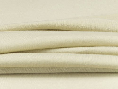 Dormisette Q371 Elastic-Jersey-Spannbetttuch mit Elasthan, Größe: 90 x 190-100 x 200-220 cm, vanille