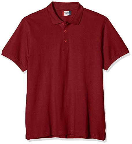 CliQue Herren Classic Lincoln Polo Polohemd, Rot (Burgunderrot), XL
