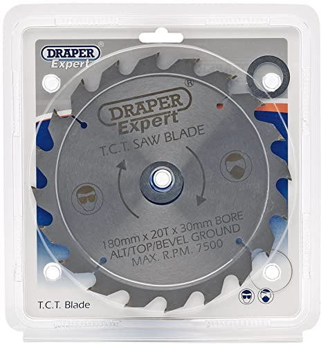 Draper 09467 TCT Saw Blade 180 x 30mm 20-Tooth