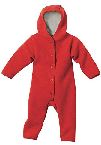 Disana 36103XX - Walk-Overall Wolle rot, Size / Größe:74/80 (6-12 Monate)