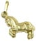 Goldanhänger Unisex Kettenanhänger Anhänger für Halskette Pferd aus 375 9 kt Gold 10 x 11 mm inkl. Schmuckbox