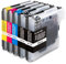 ESMONLINE kompatible Set Multipack Druckerpatronen als Ersatz für Brother LC-980 LC-985 LC-1100 MFC 295CN 490CW 5490CN 5890CN 5895CW 6490CW 6890CDW DCP 145C 165C 185C 195C 365CN (05er Set)
