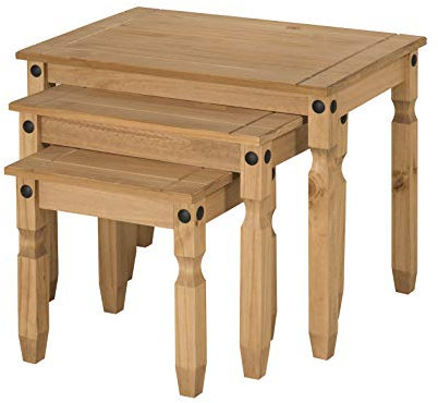 Mercers Furniture Corona Nest of Tables - Brown