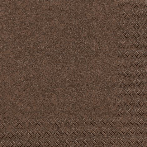 20 Servietten Uni braun/Modern Colours/einfarbig/zeitlos 33x33cm