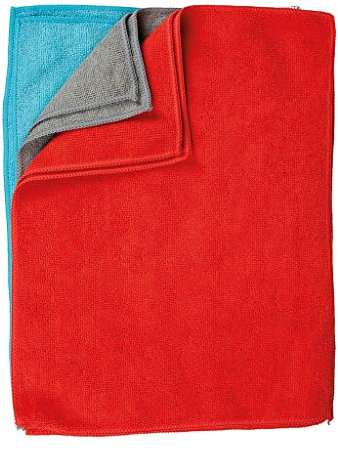 Turbocar - Tissu Microfibre, Tissu Microfibre Voiture - Dimensions Tissus: 30 x 40 cm - 6 pièces - Rouleaux de 6 Tissus - pour Nettoyer, dépoussiérer et lustrer l'intérieur comme l'extérieur