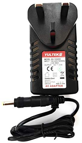Tevion Portable DVD Player 12V Mains Charger AC Adaptor same as BJF-DY209 S18