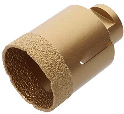 PRODIAMANT Professional Tile Drill bit Tile 50 mm x M14 Diamond Drill bit Angle Grinder for Dry Drilling in fine Stoneware, Wall Tiles and Natural Stone