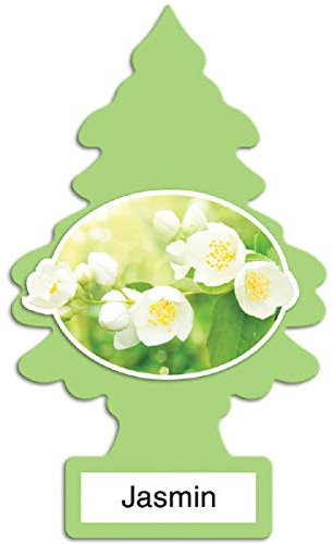 LITTLE TREES Air Fresheners Car Air Freshener. Hanging Tree Provides Long Lasting Scent for Auto or Home. Jasmin, 24 Air Fresheners