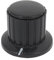 sourcing map Lautstärkeregler 4 mm Spaltung Schaft Durchm. Potentiometer Mixer Knopf Schwarz de