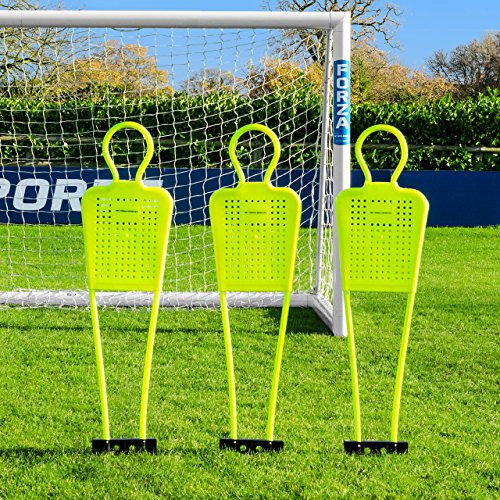 FORZA Fußball Freistoß-Dummies für Fußball Training - 3 Größen erhältlich - Kinder, Jugendliche & Erwachsene | Fussball Trainingsausrüstung (Erwachsene (1,8m), 3er Set)
