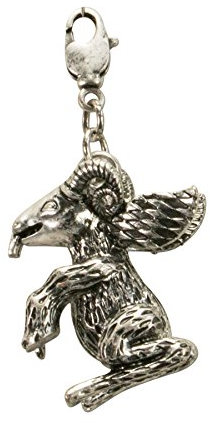Alpenflüstern Trachten-Anhänger Wolperdinger für Charivari oder Trachtenkette (antik-silber-farben) AAH143
