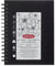 Derwent Hardcover-Skizzenbuch, A5 Hochformat, Sketch-Buch zum Zeichnen & Schreibe, 86 Blatt, Säurefreies Papier, Spiralgebunden, Professionelle Qualität, 2301608