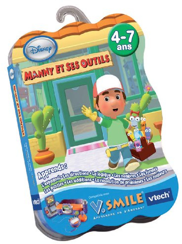 VTech - Cartouche de jeu V.Smile Manny Et Ses Outils - 90025