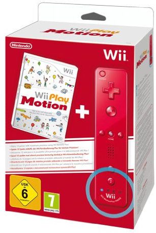 Wii Play Motion + Telecmando Wii Plus, Rosso [Bundle]