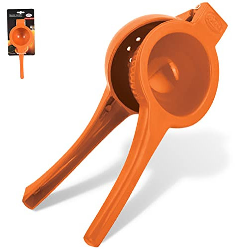 Alpine Cuisine Orangenpresse mit Haken – Handliche Aluminium-Zitruspresse, manuelle Zitruspresse, Orangen- und Zitronenpresse – Küchenhelfer und Gadgets für die Herstellung von frischem Saft – 23,9 x