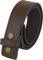 Echtes Leder 40mm Druckknopf Gürtel Ohne Schnalle - Braun 102cm - 112cm